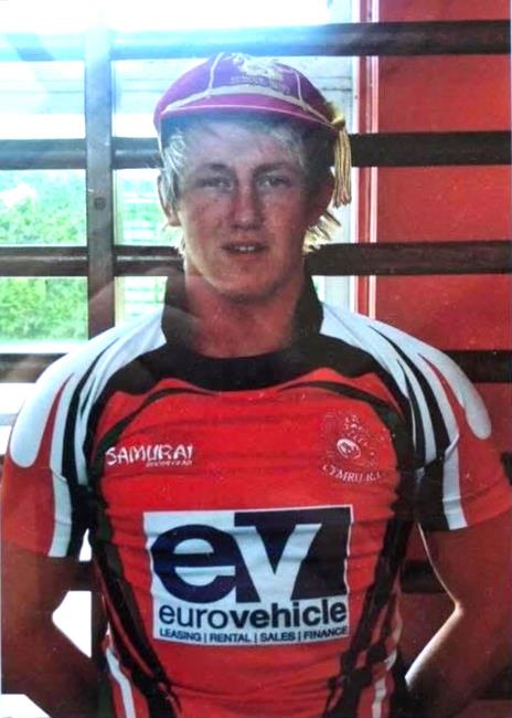  Zac in his Welsh rugby league cap